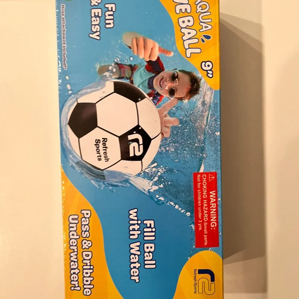 Soccer Ball for Underwater ‎ Pool Games – Ages 8+ (new) (k/x)